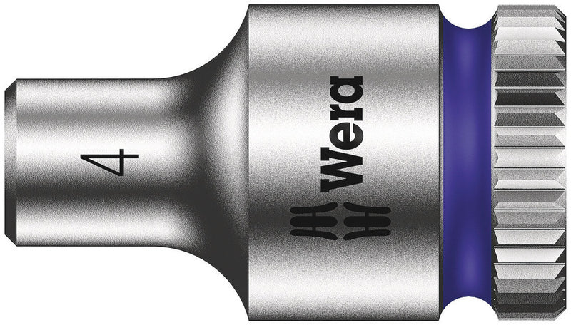 Wera 003501 4mm 8790 HMA Zyklop Socket, 1/4"