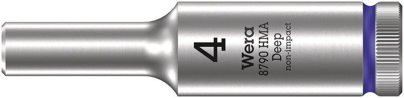 Wera 004500 4mm 8790 HMA Deep 1/4" socket