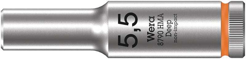 Wera 004502 5.5mm 8790 HMA Deep 1/4" socket