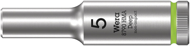 Wera 004501 5mm 8790 HMA Deep 1/4" socket