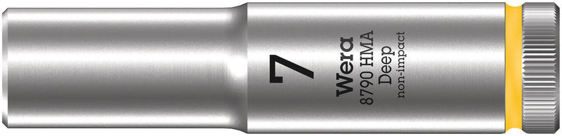 Wera 004504 7mm 8790 HMA Deep 1/4" socket