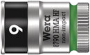 Wera 003724 9mm 8790 HMA Holding Function Zyklop socket 1/4"
