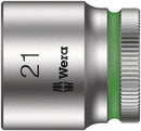 Wera 003566 21mm 8790 HMB Zyklop Socket, 3/8"