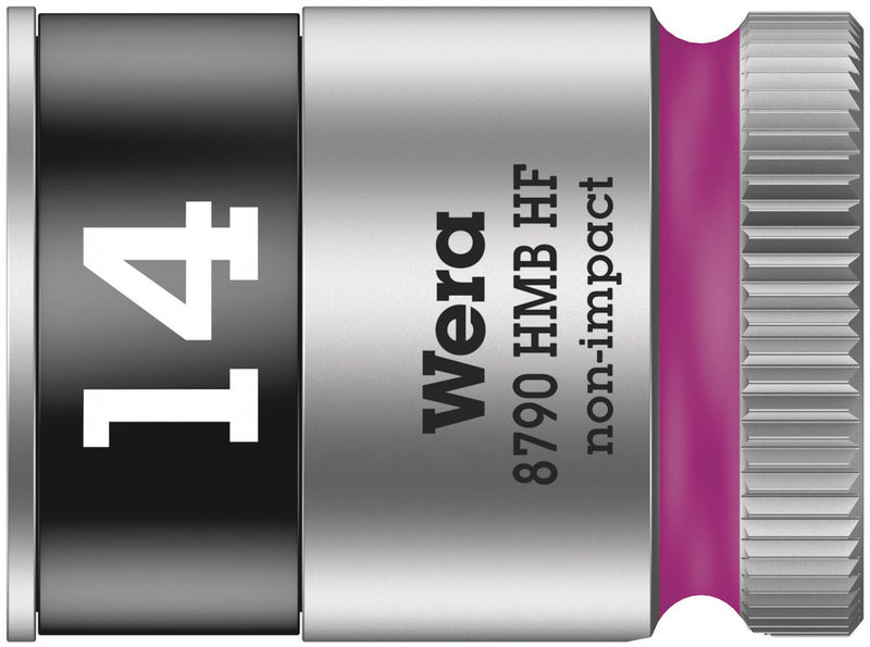 Wera 003748 14mm 8790 HMB Holding Function Zyklop Socket, 3/8"