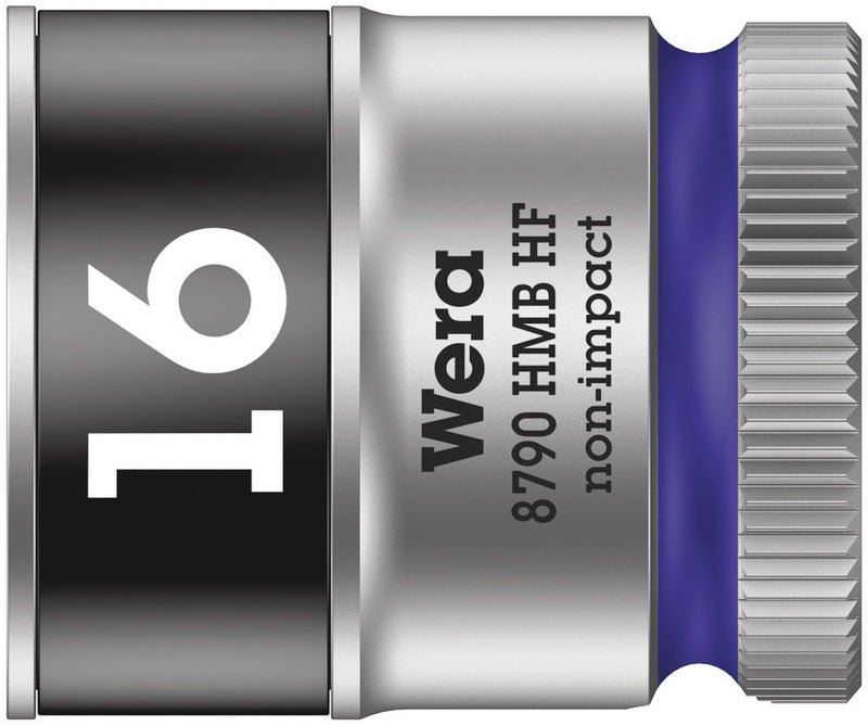 Wera 003750 16mm 8790 HMB Holding Function Zyklop Socket, 3/8"