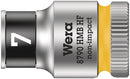 Wera 003741 7mm 8790 HMB Holding Function Zyklop Socket, 3/8"