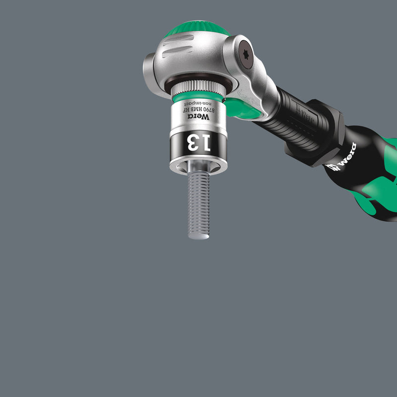 Wera 003746 12mm 8790 HMB Holding Function Zyklop Socket, 3/8"
