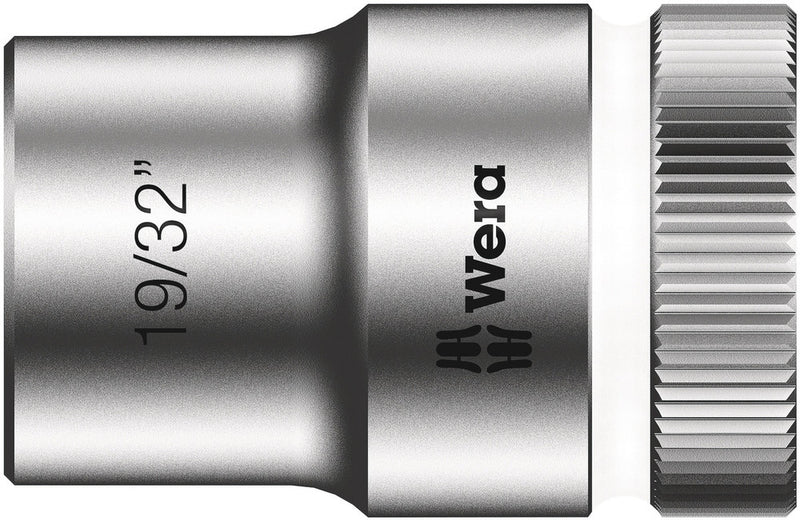 Wera 003622 19/32" 8790 HMC Zyklop Socket, 1/2"