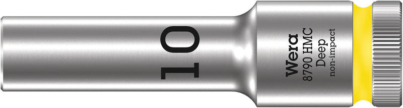 Wera 004550 10mm 8790 HMC Deep Zyklop Socket, 1/2"