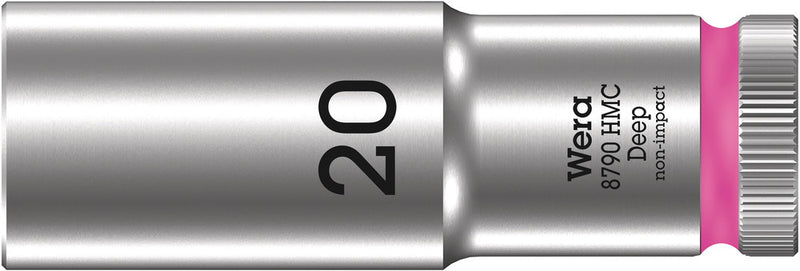 Wera 004560 20mm 8790 HMC Deep Zyklop Socket, 1/2"
