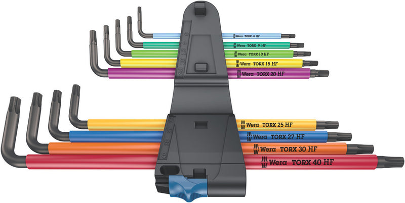 Wera 024470 9pc 967/9 TX XL Multicolour Holding Function L-key Set