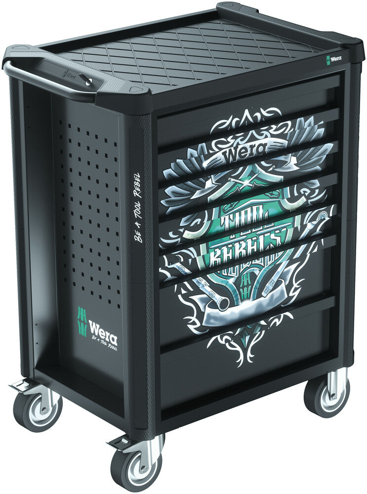Wera 150130 78pc 9700 Tool Rebel Roller Cabinet 1