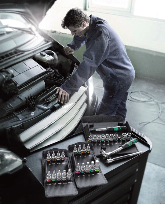 Wera 004090 13pc 8006 SC 1 Zyklop Hybrid Socket Set, 1/2"