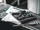 Wera 004020 28pc 8100 SA 10 Zyklop Metal Push Imperial Socket Set, 1/4"