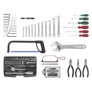 Sealey AP2201BBCOMBO 14 Drawer Topchest & Rollcab Combination with Ball-Bearing Slides & 239pc Tool Kit