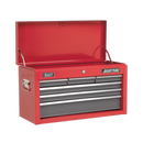 Sealey AP2201BBCOMBO 14 Drawer Topchest & Rollcab Combination with Ball-Bearing Slides & 239pc Tool Kit