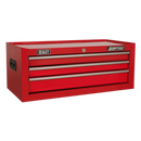 Sealey AP22STACK 14 Drawer Topchest, Mid-Box & Rollcab Stack - Red