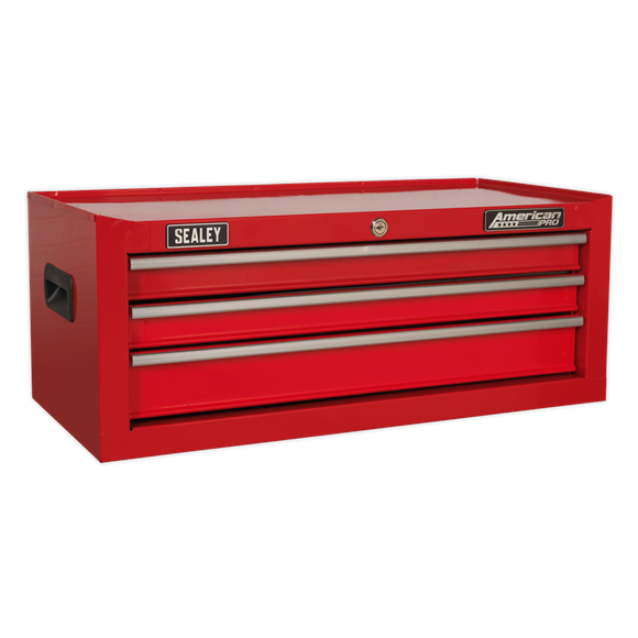 Sealey AP22STACK 14 Drawer Topchest, Mid-Box & Rollcab Stack - Red