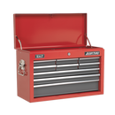 Sealey AP2250BBCOMBO 14 Drawer Topchest & Rollcab Combination with Ball-Bearing Slides & 239pc Tool Kit