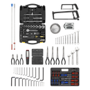 Sealey AP2250BBCOMBO 14 Drawer Topchest & Rollcab Combination with Ball-Bearing Slides & 239pc Tool Kit