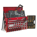 Sealey AP225COMBO 5 Drawer Topchest with Ball-Bearing Slides & 230pc Tool Kit