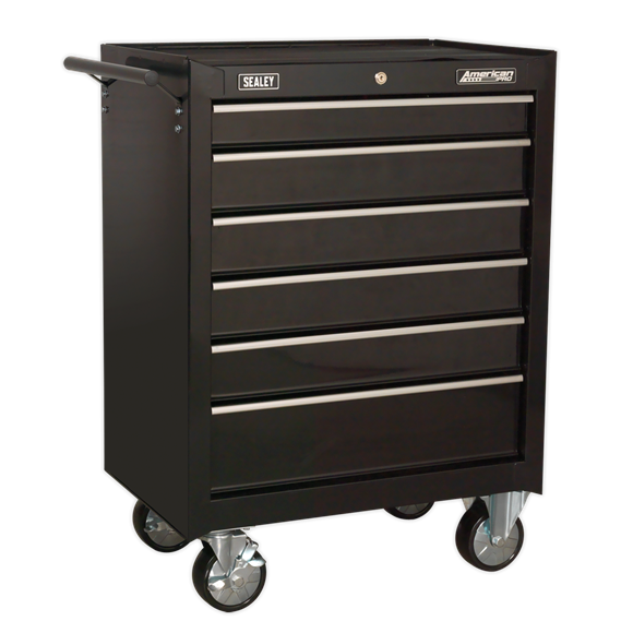 Sealey AP22BSTACK 14 Drawer Topchest, Mid-Box & Rollcab Stack - Black