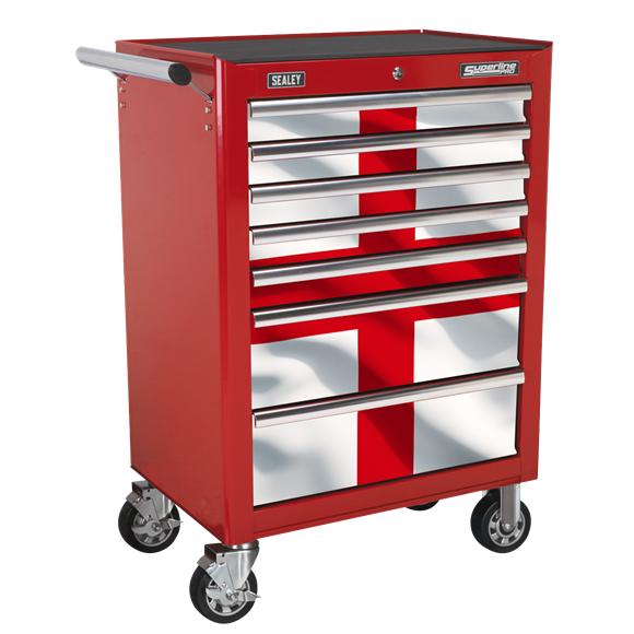 Sealey AP26479TENG England Graphics 7 Drawer Rollcab Kit