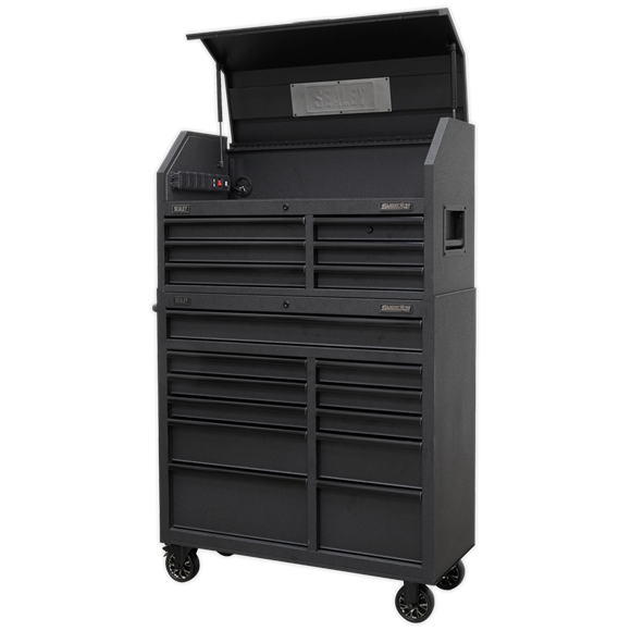Sealey AP41BESTACK 17 Drawer Tool Chest Combination Soft Close Drawers with Power Bar