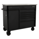 Sealey AP4206BE 1120mm Mobile Tool Cabinet with Power Tool Charging Drawer