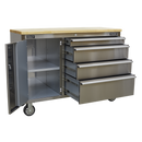 Sealey AP4804SS 4 Drawer Stainless Steel Mobile Tool Cabinet