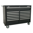Sealey TBTPBCOMBO4 23 Drawer with Ball-Bearing Slides Tool Chest Combination - Black with 446pc Tool Kit