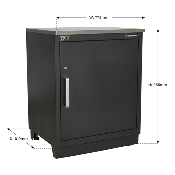 Sealey APMS01 775mm Heavy-Duty Modular Floor Cabinet