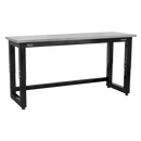Sealey APMS23 1830mm Heavy-Duty Steel Adjustable Workbench with Stainless Steel Worktop