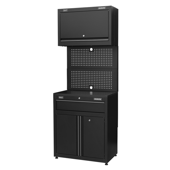 Sealey APMS2HFPD Rapid-Fit 1 Drawer Cabinet & Wall Cupboard