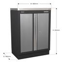 Sealey APMS52 680mm Modular 2 Door Floor Cabinet