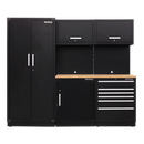 Sealey APMSCOMBO1W Premier 2.5m Storage System - Oak Worktop