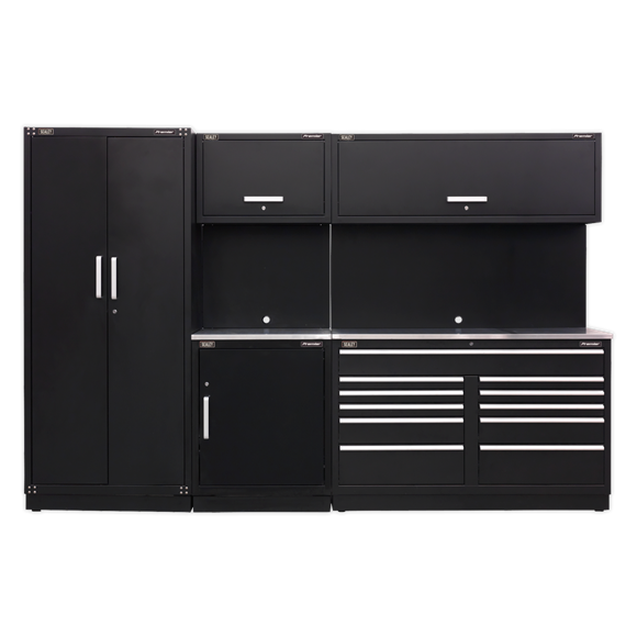 Sealey APMSCOMBO2SS Premier 3.3m Storage System - Stainless Worktop