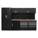 Sealey APMSCOMBO2W Premier 3.3m Storage System - Oak Worktop