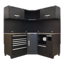 Sealey APMSCOMBO6SS Premier 1.7m Corner Storage System - Stainless Worktop