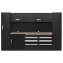 Sealey APMSCOMBO7W Premier 3.3m Storage System - Pressed Wood Worktop
