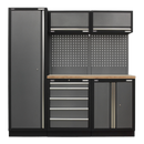 Sealey APMSSTACK02W Superline Pro 2.0m Storage System - Wood Worktop