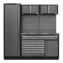 Sealey APMSSTACK10SS Superline Pro 1.96m Storage System - Stainless Steel Worktop