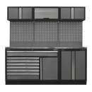 Sealey APMSSTACK11SS Superline Pro 2.04m Storage System - Stainless Steel Worktop