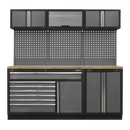 Sealey APMSSTACK11W Superline Pro 2.04m Storage System - Pressed Wood Worktop
