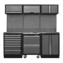 Sealey APMSSTACK12SS Superline Pro 2.04m Storage System - Stainless Steel Worktop