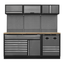Sealey APMSSTACK14W Modular Storage System Combo - Pressed Wood Worktop