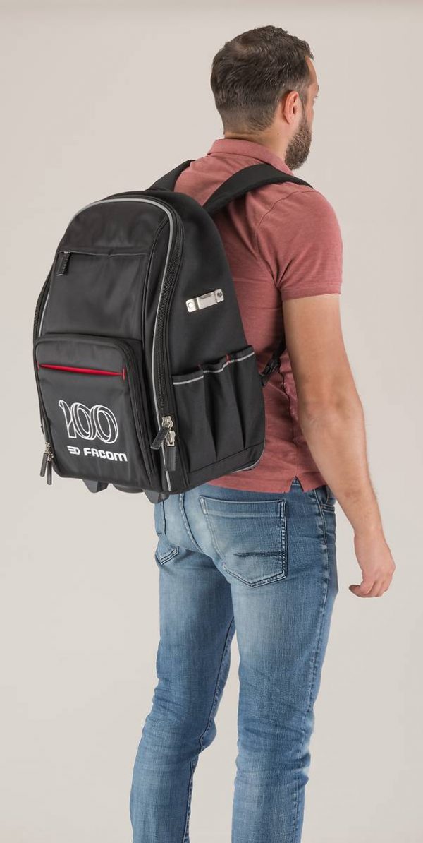 Facom BS.RB100Y Backpack / Tool Bag On Wheels (**100 YEAR ANNIVERSARY LIMITED EDITION**)