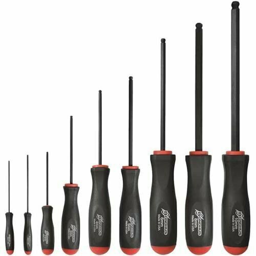 Bondhus BSX9M 9pce 1.5-10mm Ball Ended Hexagon Key Screwdriver Set