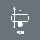 Wera 004077 28pc 8100 SC 7 Zyklop Metal Push Socket Set, 1/2"