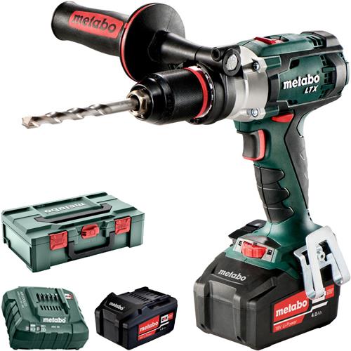 Metabo SB 18 LTX 18v Cordless Hammer Drill C/W 2x 4.0Ah Li-Power Batteries